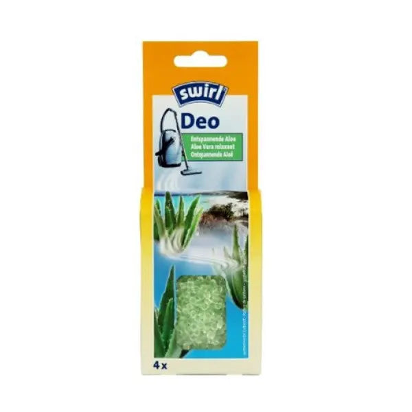 SWIRL SP1720220 Perle Profumate per Aspirapolvere 4 Bustine Fragranza Aloe Vera DE LONGHI